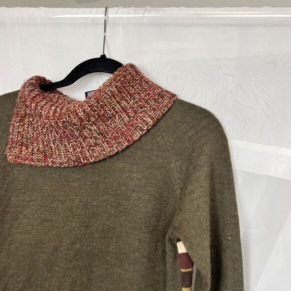 vintage Norton Mcnaughton wool blend Small striped sweater retro artsy - Picture 8 of 9